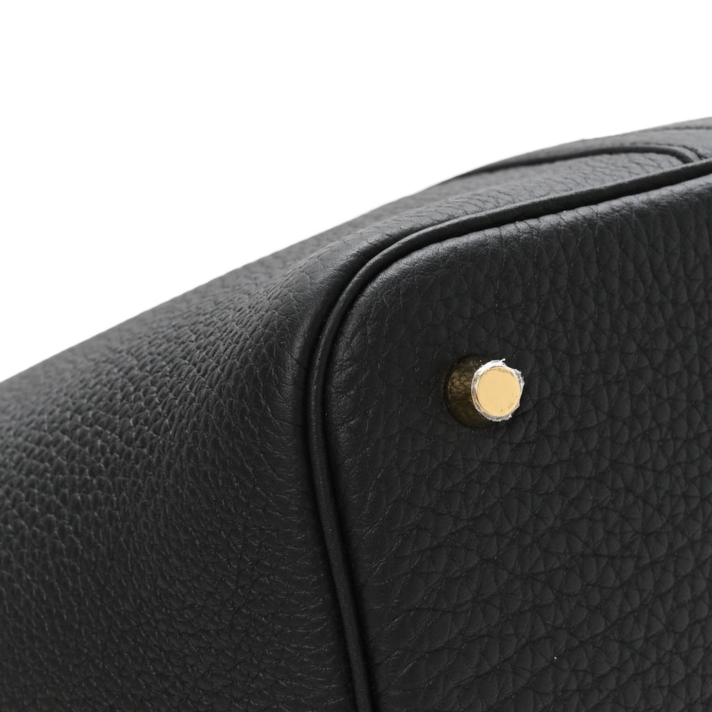 Taurillon Clemence Picotin Lock 22 MM Black