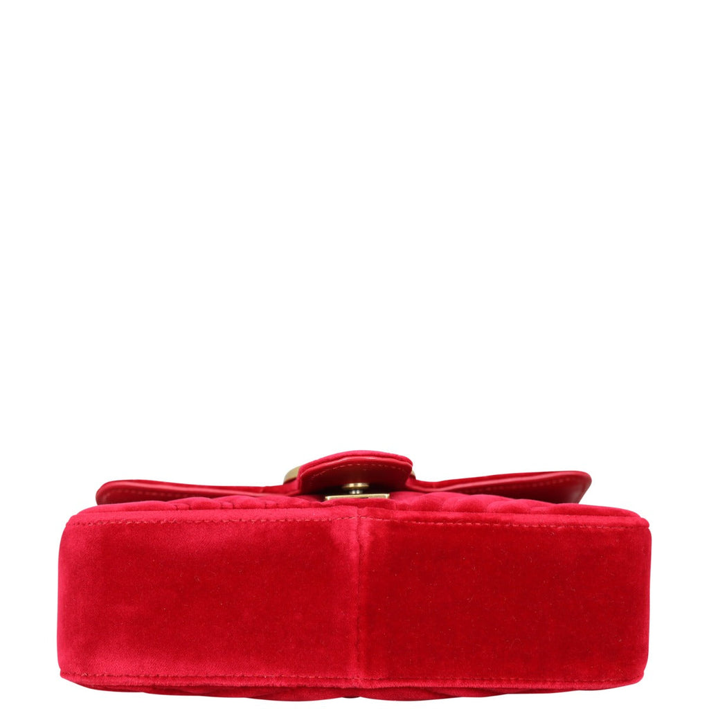 Gucci GG Marmont Velvet Mini Shoulder Bag