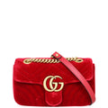 Gucci GG Marmont Velvet Mini Shoulder Bag