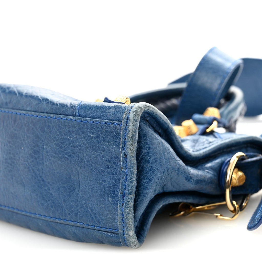 Agneau Giant 12 Gold Hardware Mini City Bleu Lazuli
