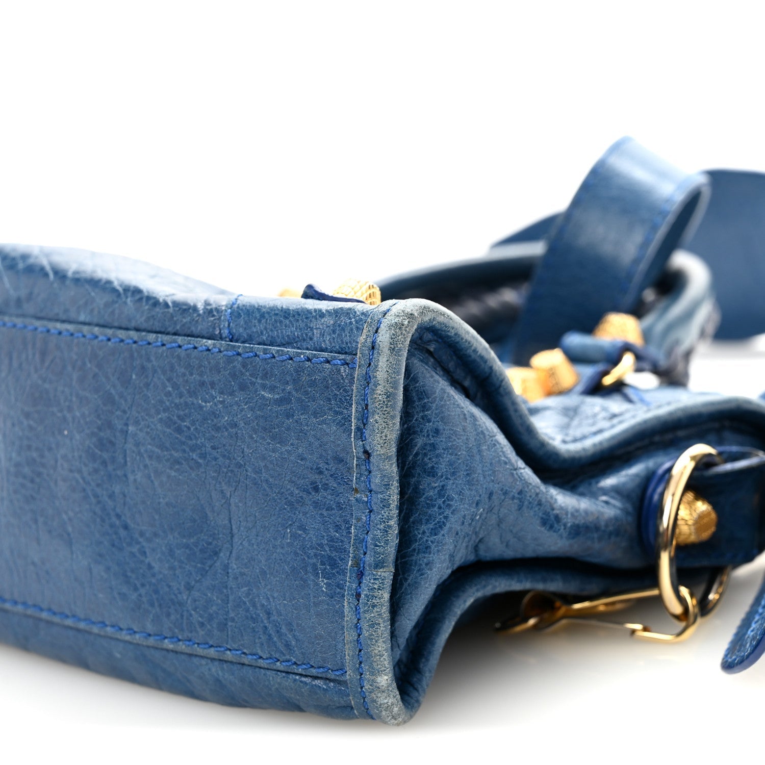 Agneau Giant 12 Gold Hardware Mini City Bleu Lazuli