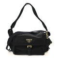 Re-Nylon Medium Explore Shoulder Bag Black