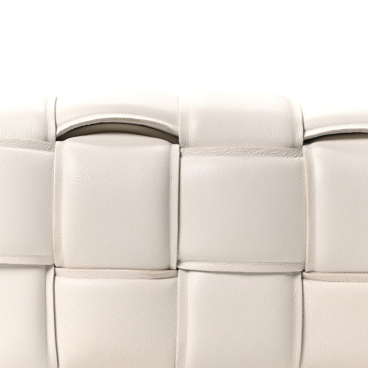 Nappa Maxi Intrecciato Padded The Belt Cassette Bag Chalk