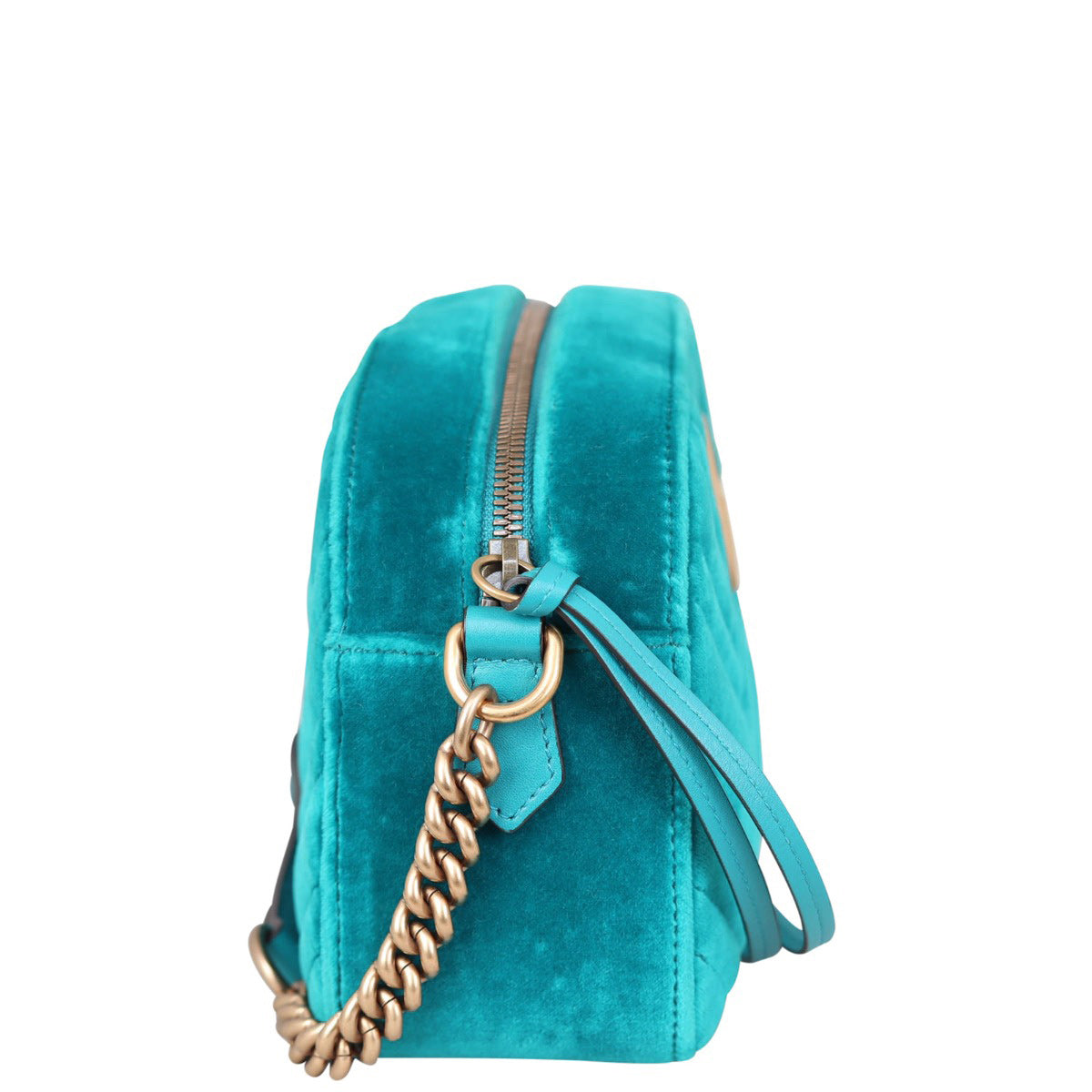 Gucci GG Marmont Velvet Small Camera Bag