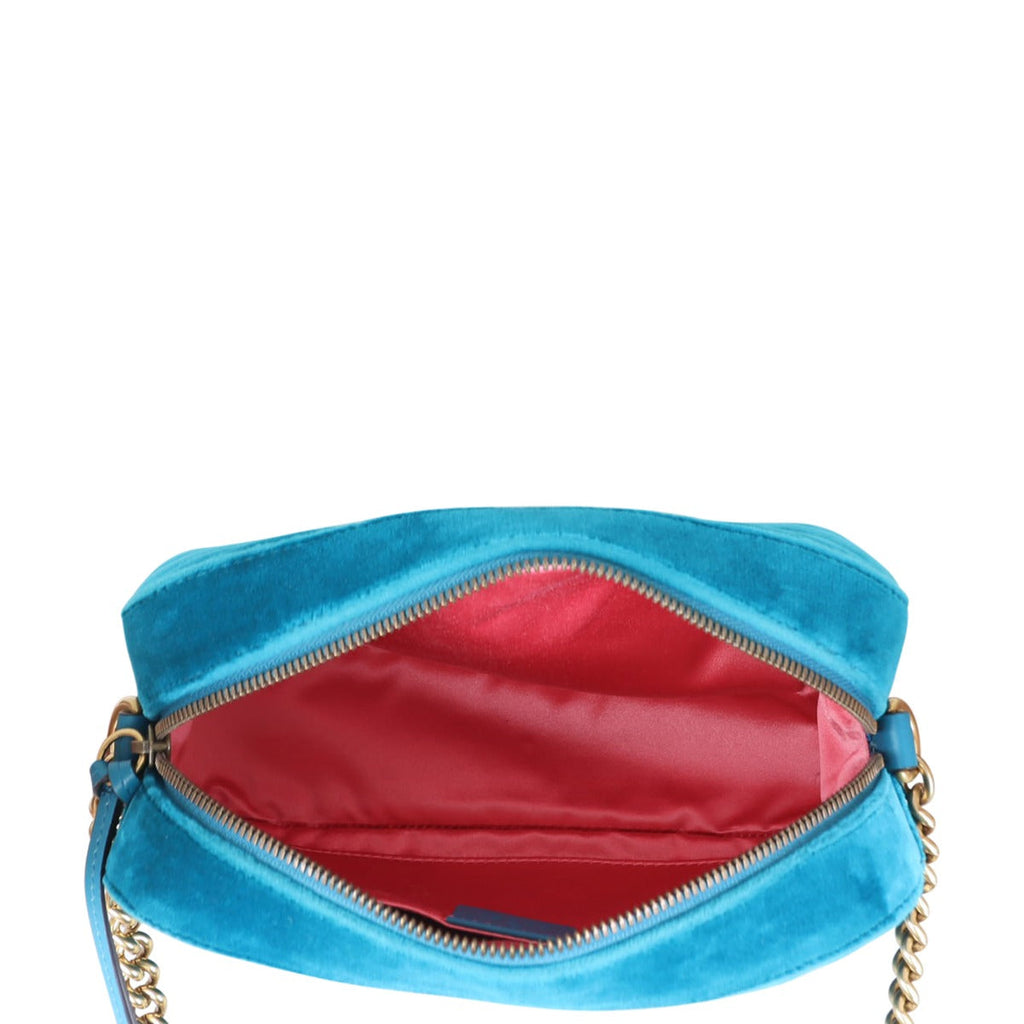 Gucci GG Marmont Velvet Small Camera Bag