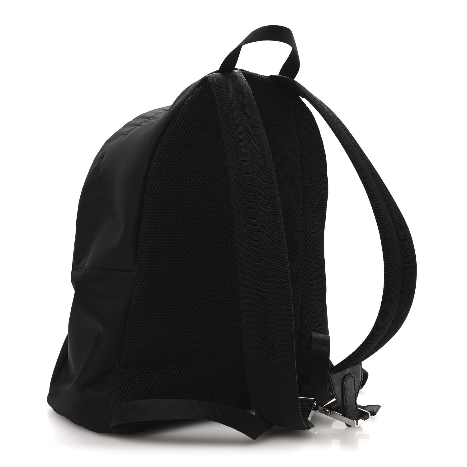 Nylon Vitello Elite Monster Eyes Rounded Backpack Black Yellow