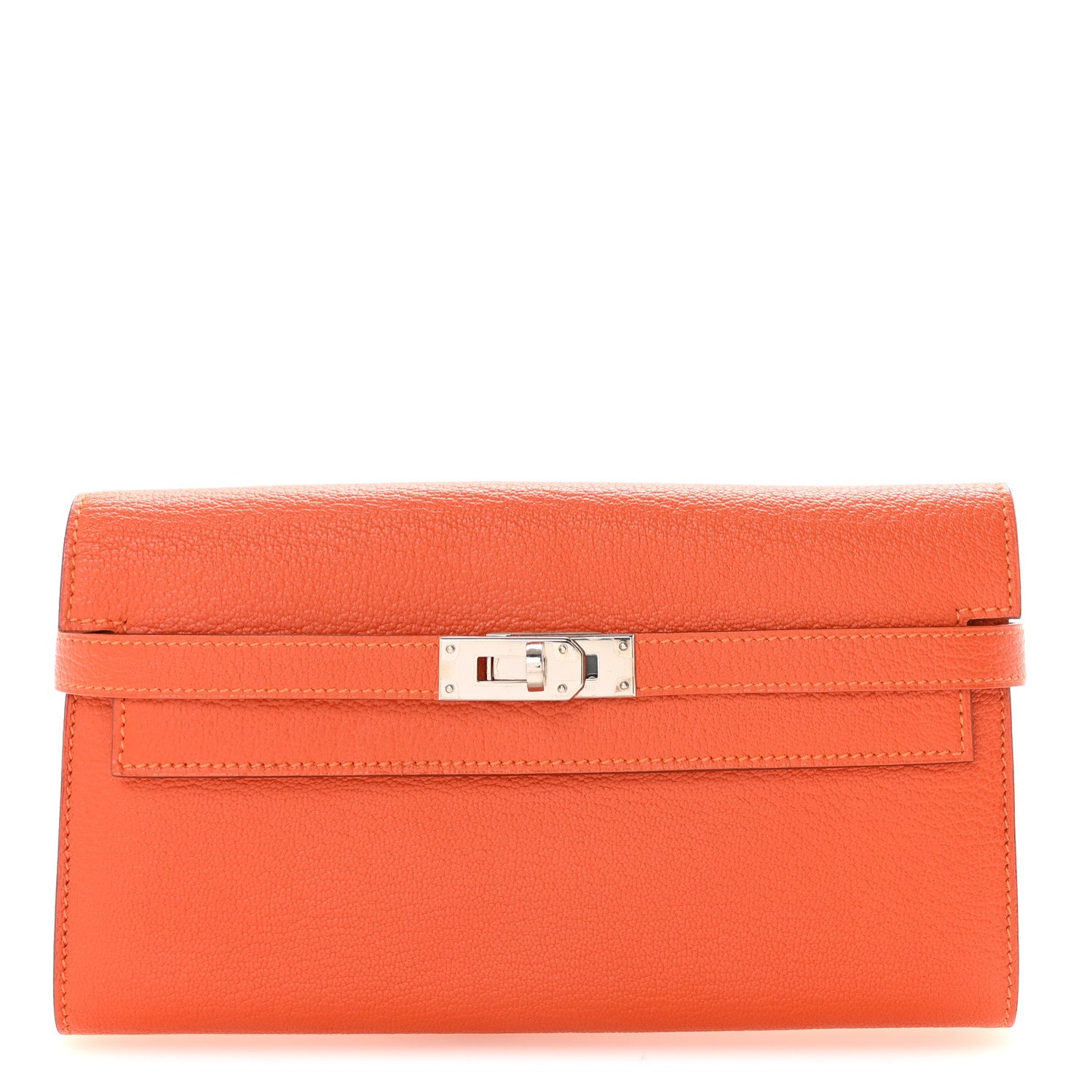 Chevre Mysore Kelly Longue Wallet Feu