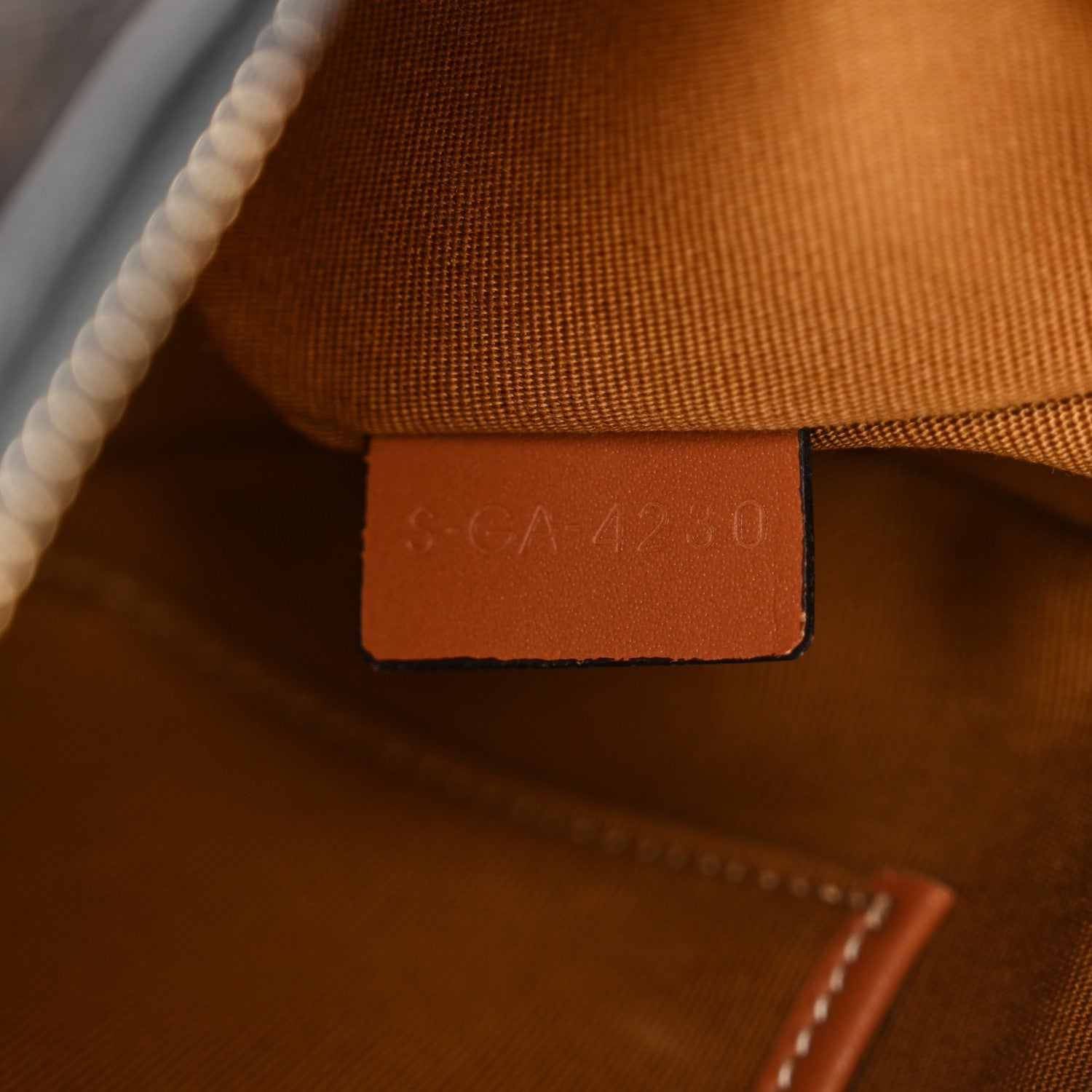 Triomphe Canvas Calfskin Ava Shoulder Bag Tan