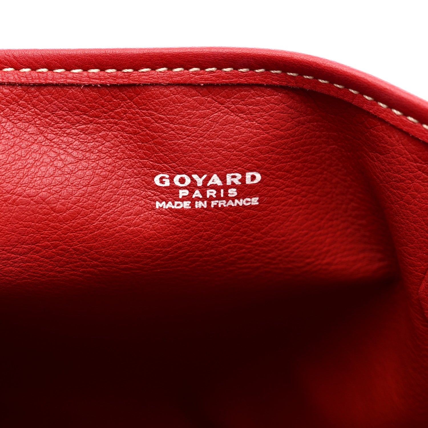 Goyardine Reversible Mini Anjou Red