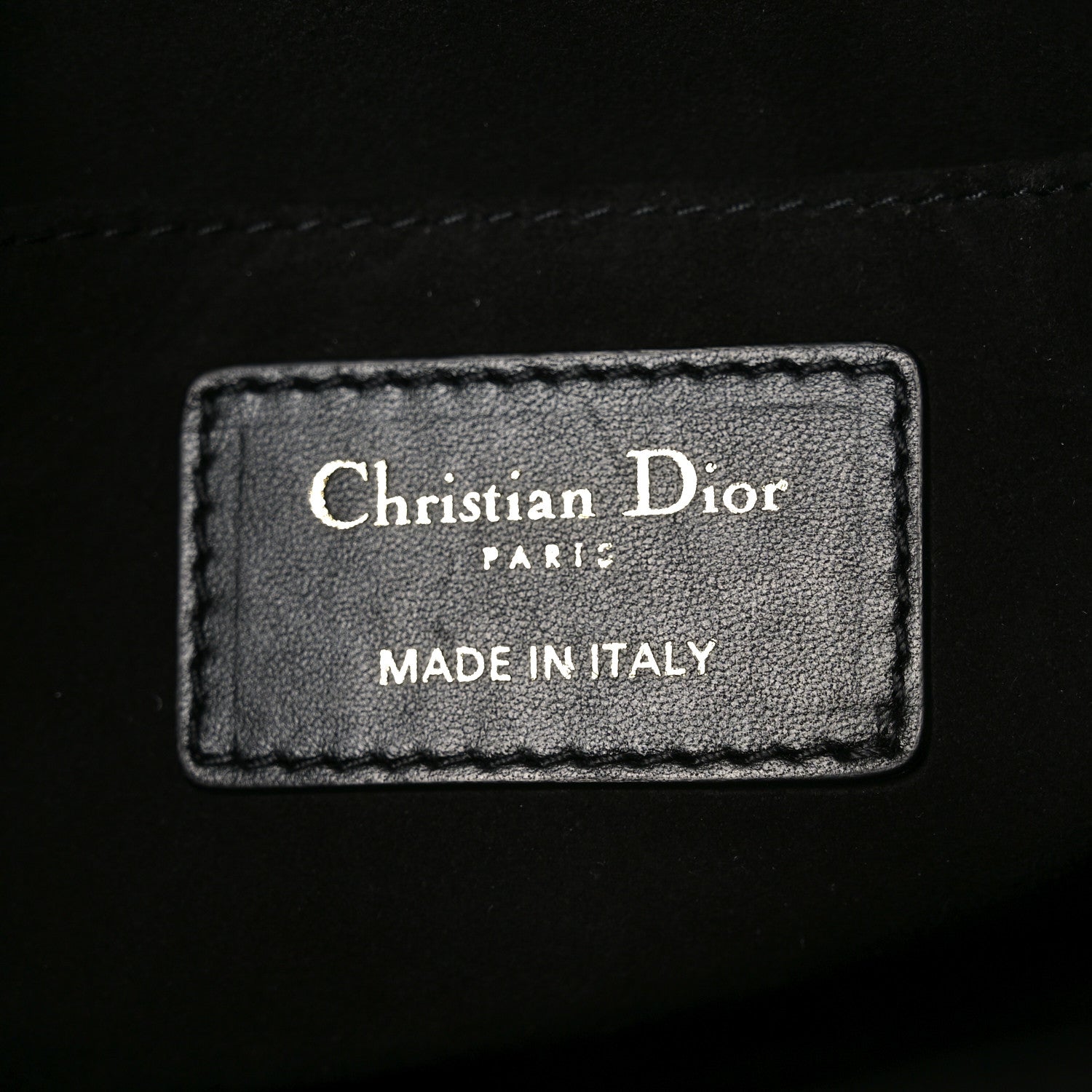 Lambskin Cannage Medium Dior Vibe Hobo Bag Black