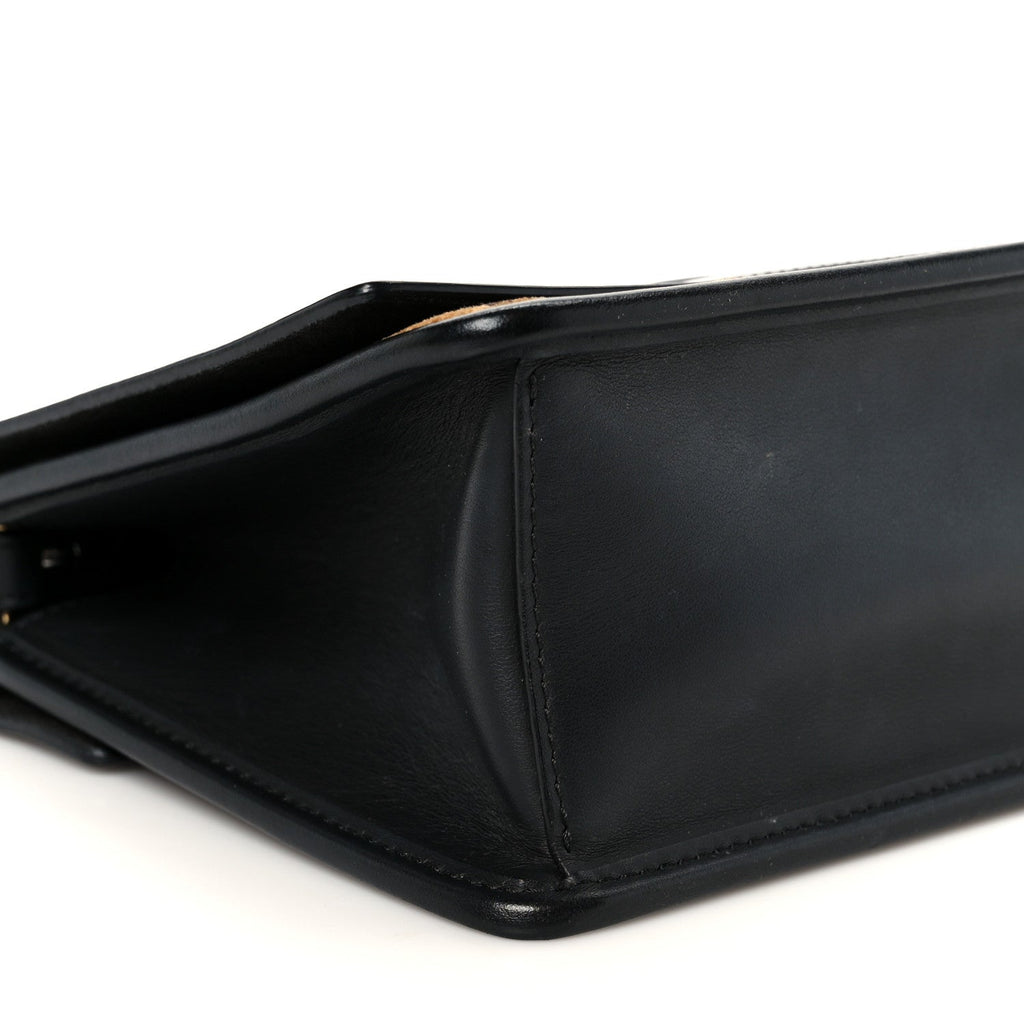 Vitello Century Velvet F is Fendi FF Small Kan I Shoulder Bag Black Tobacco