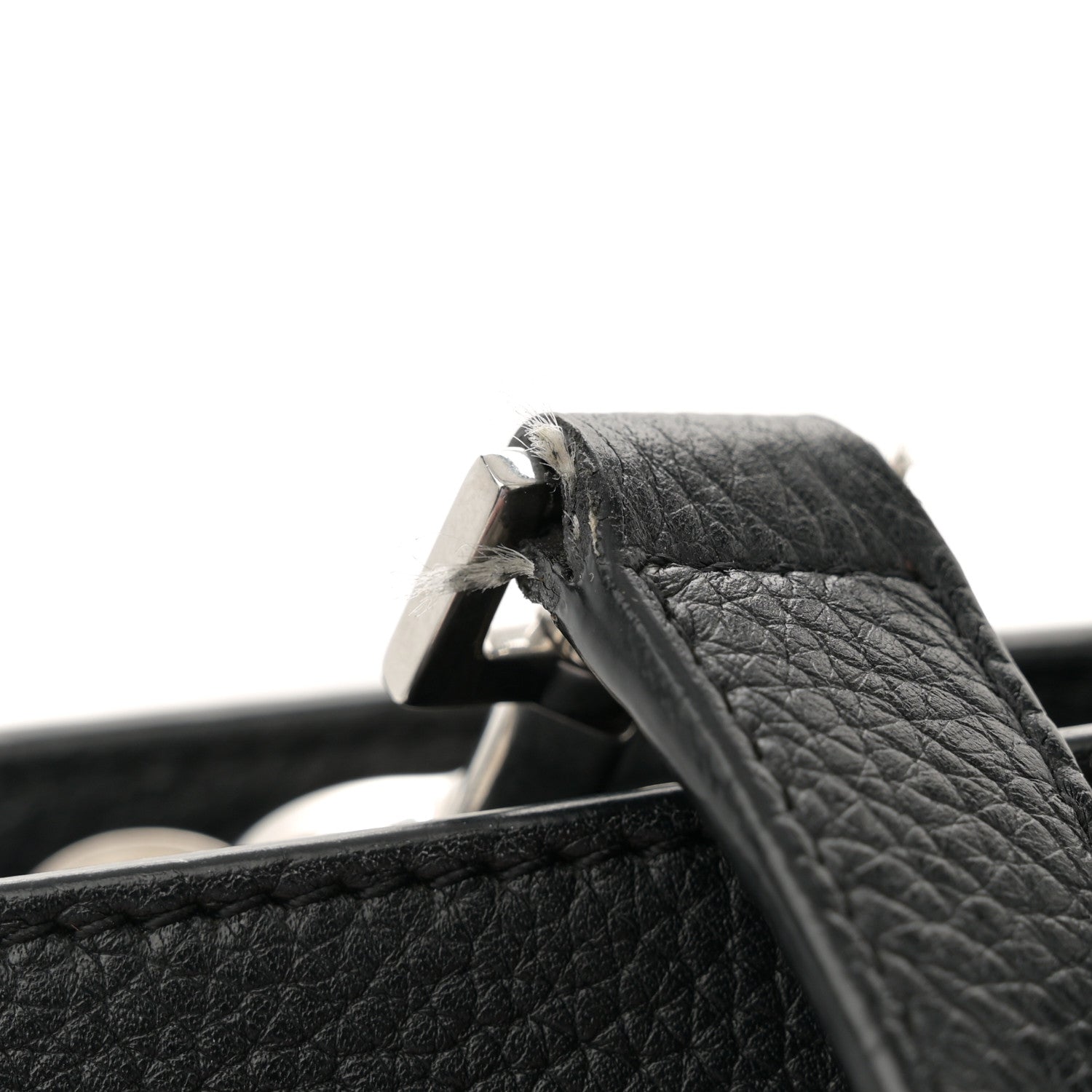 Grained Calfskin Baby Sac De Jour Souple Black