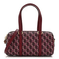 GG Shadow Monogram Ophidia Top Handle Bowler Bag  Rosso Ancora Red