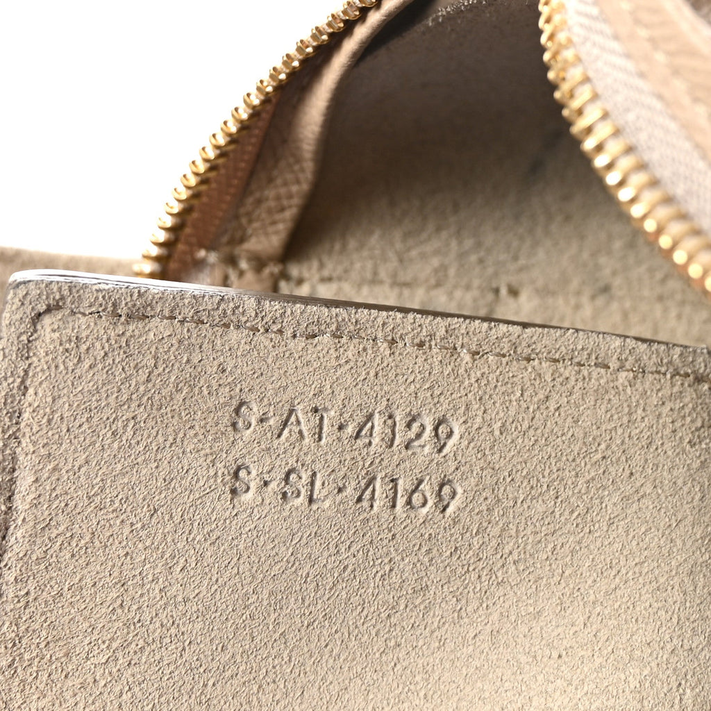 Grained Calfskin Micro Belt Bag Light Taupe