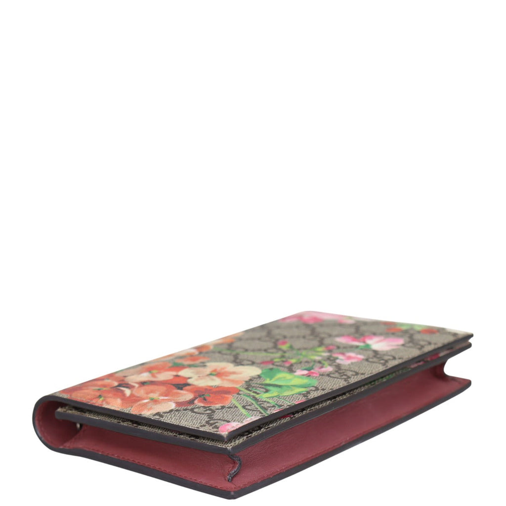Gucci GG Supreme Blooms Chain Wallet
