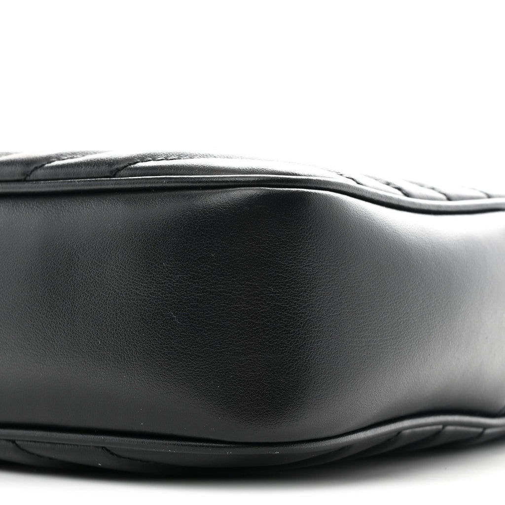 Calfskin Matelasse Monogram Lou Camera Bag Black
