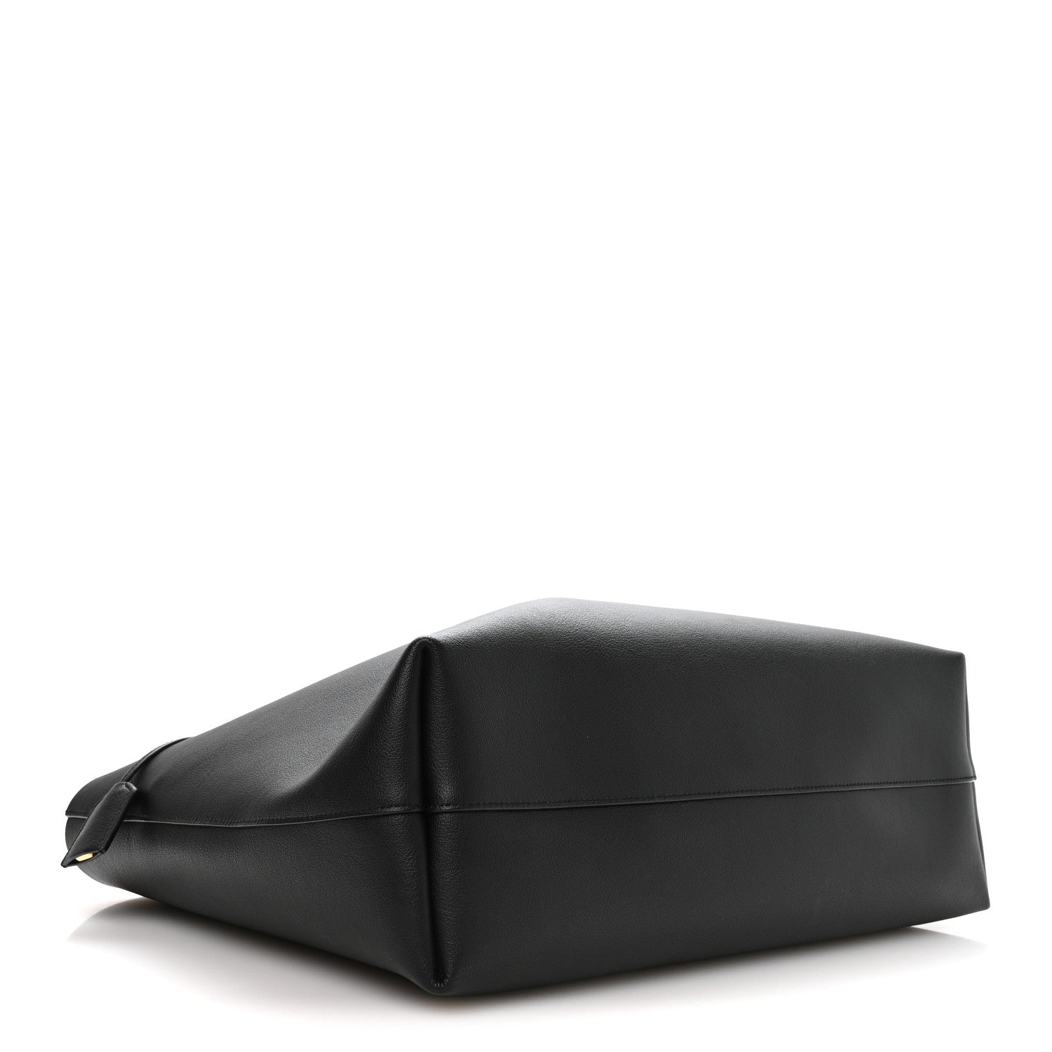 Calfskin Large Shopping Tote Black