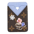 Monogram Magnet Vivienne  Holder Blue Frost