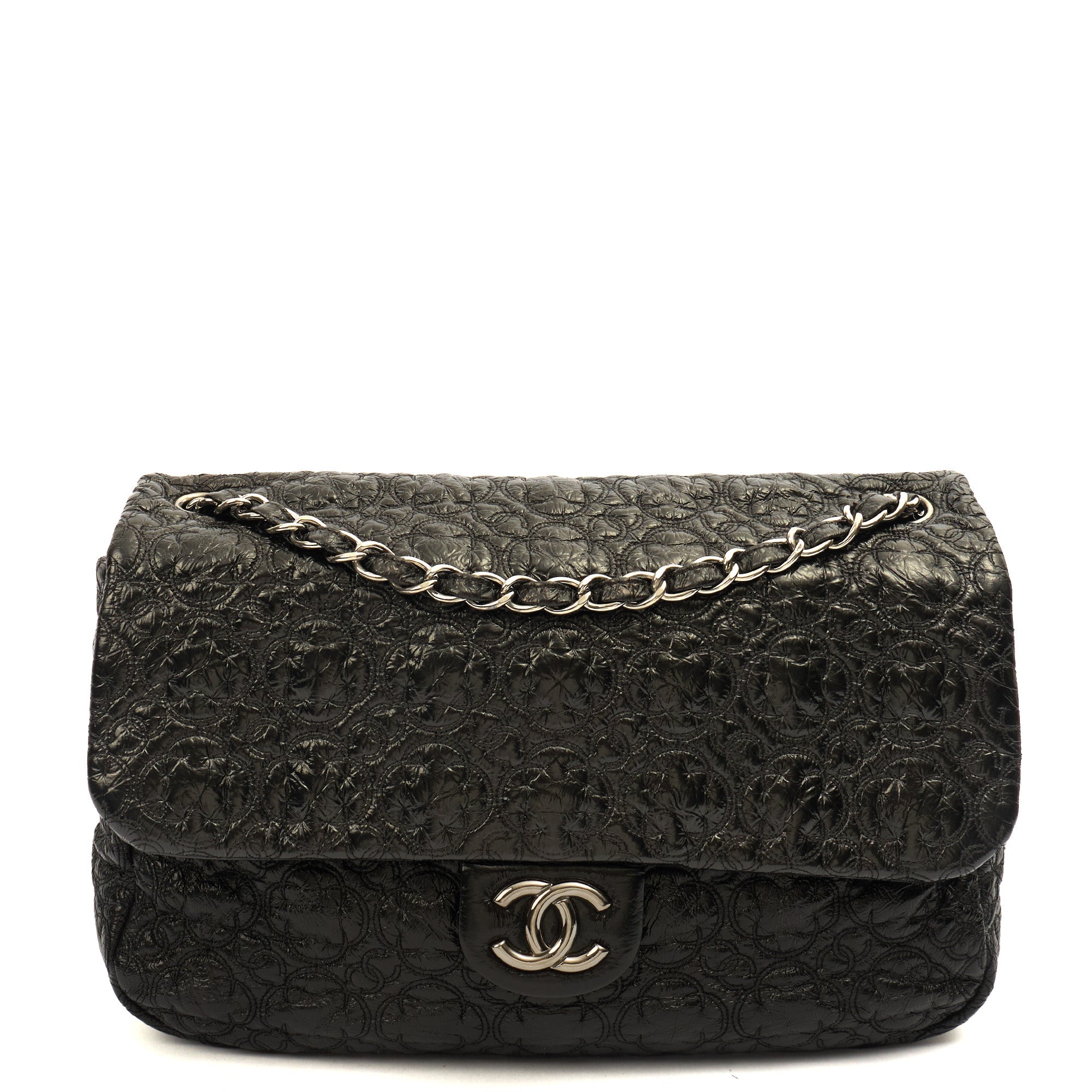 Chanel Shoulder Bag Flap Bag in Black, Leather