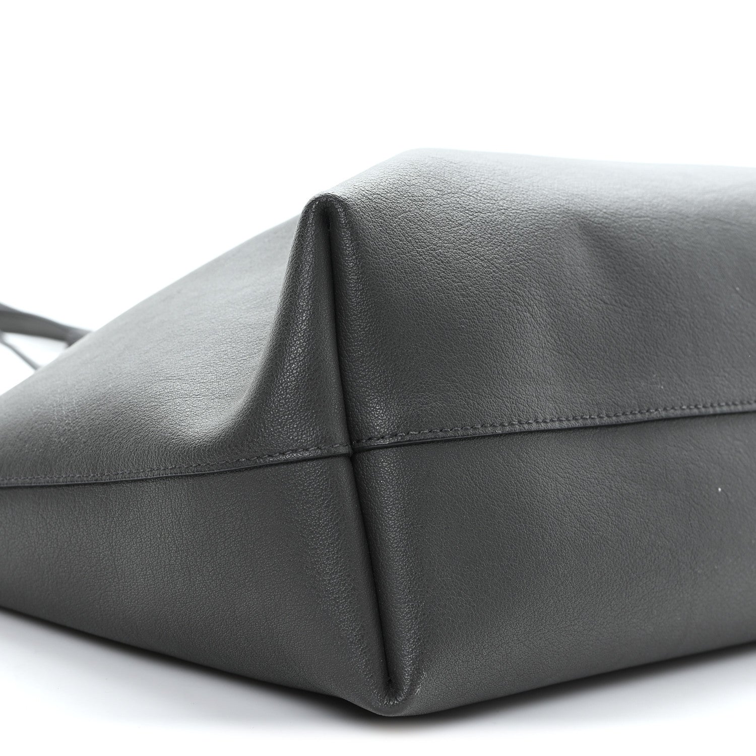 Calfskin Large Shopping Tote Earth