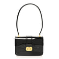 Patent Calfskin Teen Josephine Top Handle Bag Black