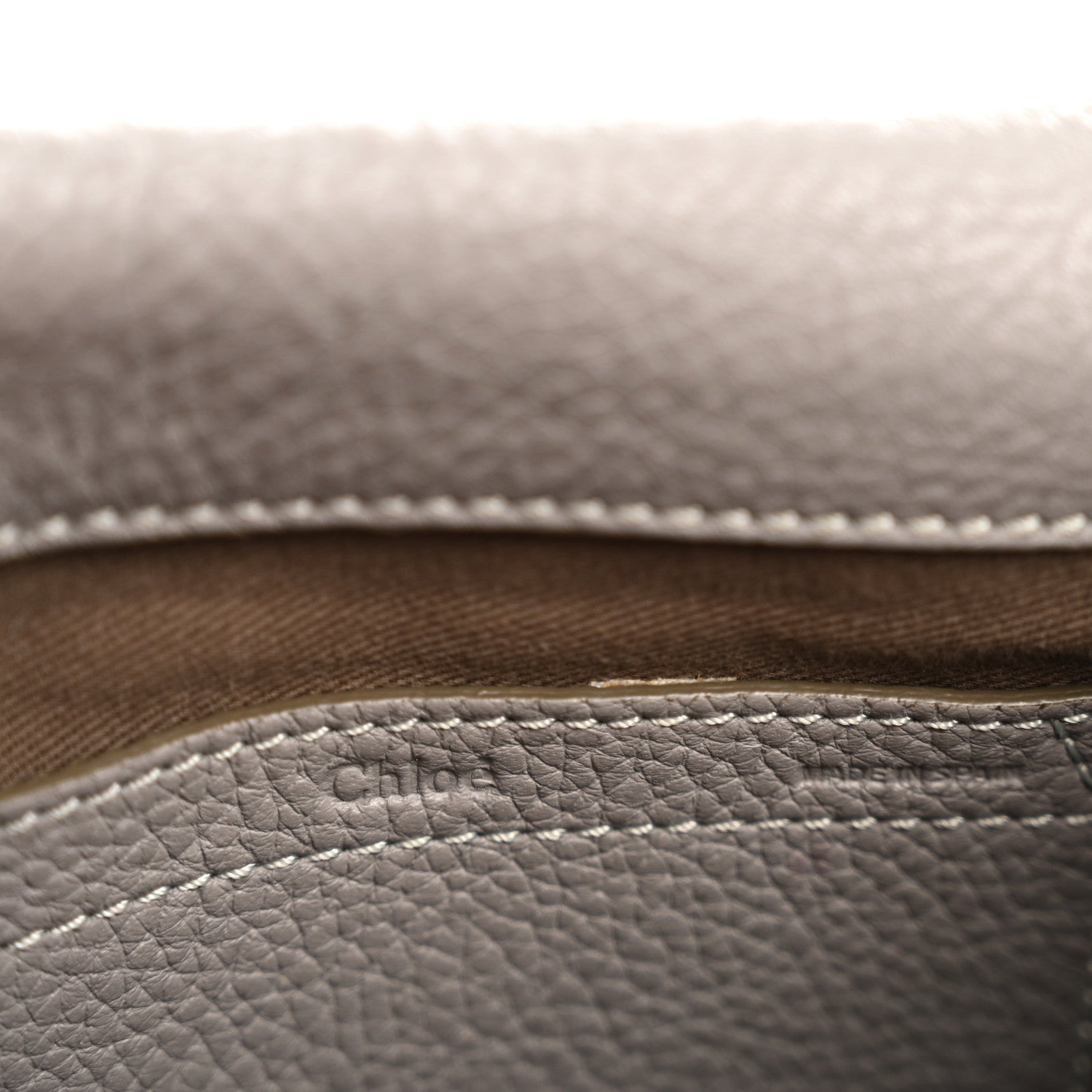 Calfskin Mini Marcie Round Crossbody Bag Cashmere Grey