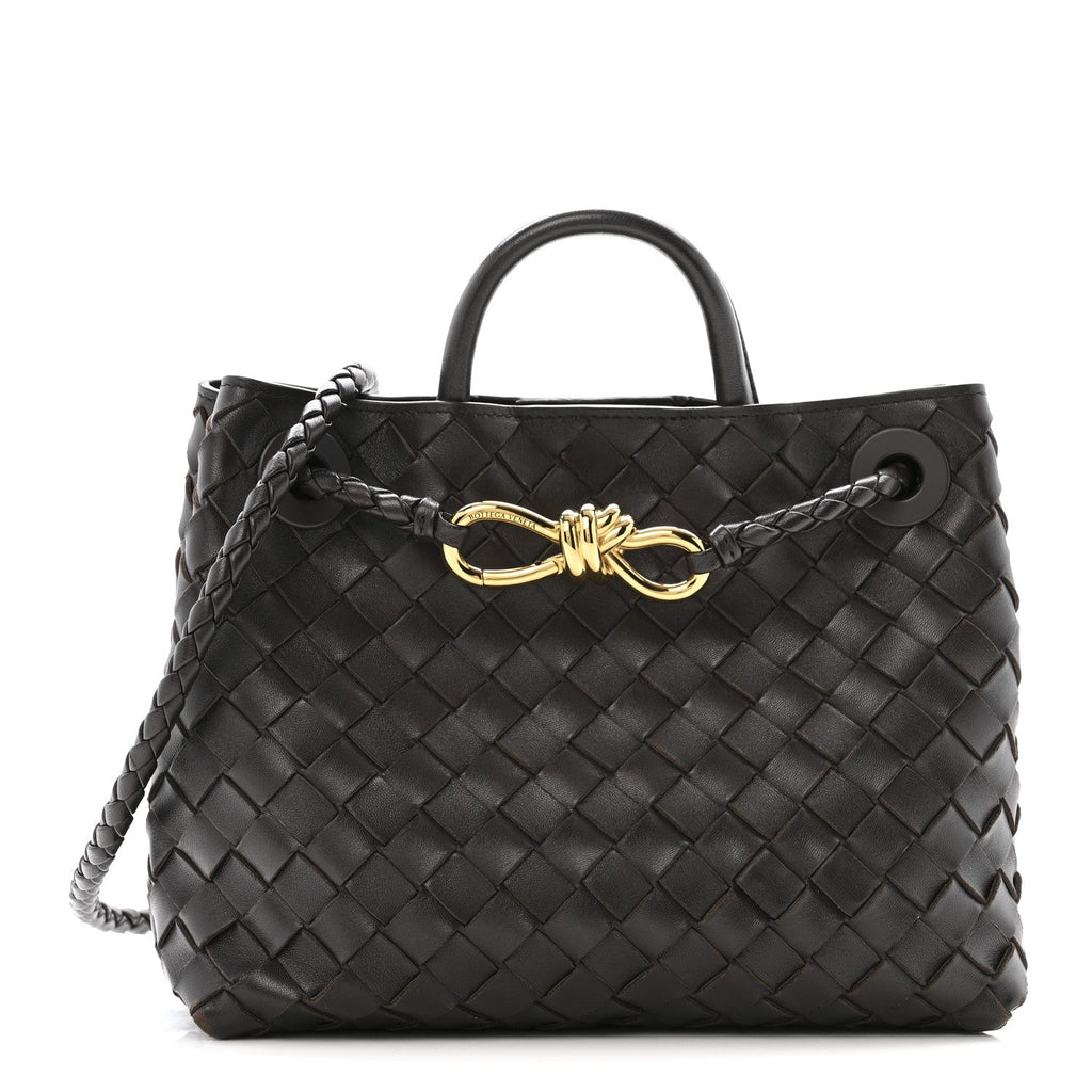Nappa Intrecciato Small Andiamo Shoulder Bag Fondant