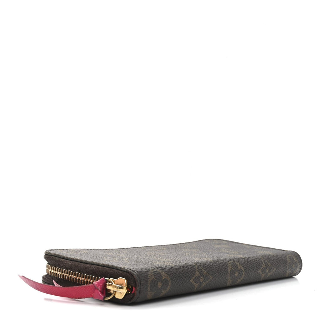 Monogram Clemence Wallet Fuchsia