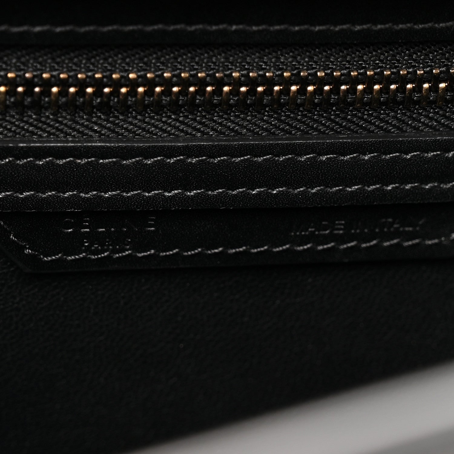 Baby Grained Calfskin Nubuck Micro Tri-Color Luggage White