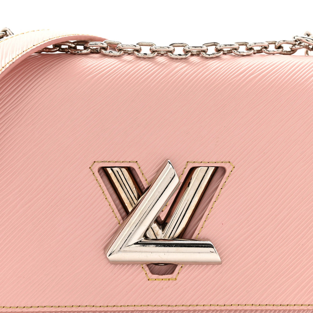 Epi Twist Shoulder Bag MM Rose Ballerine