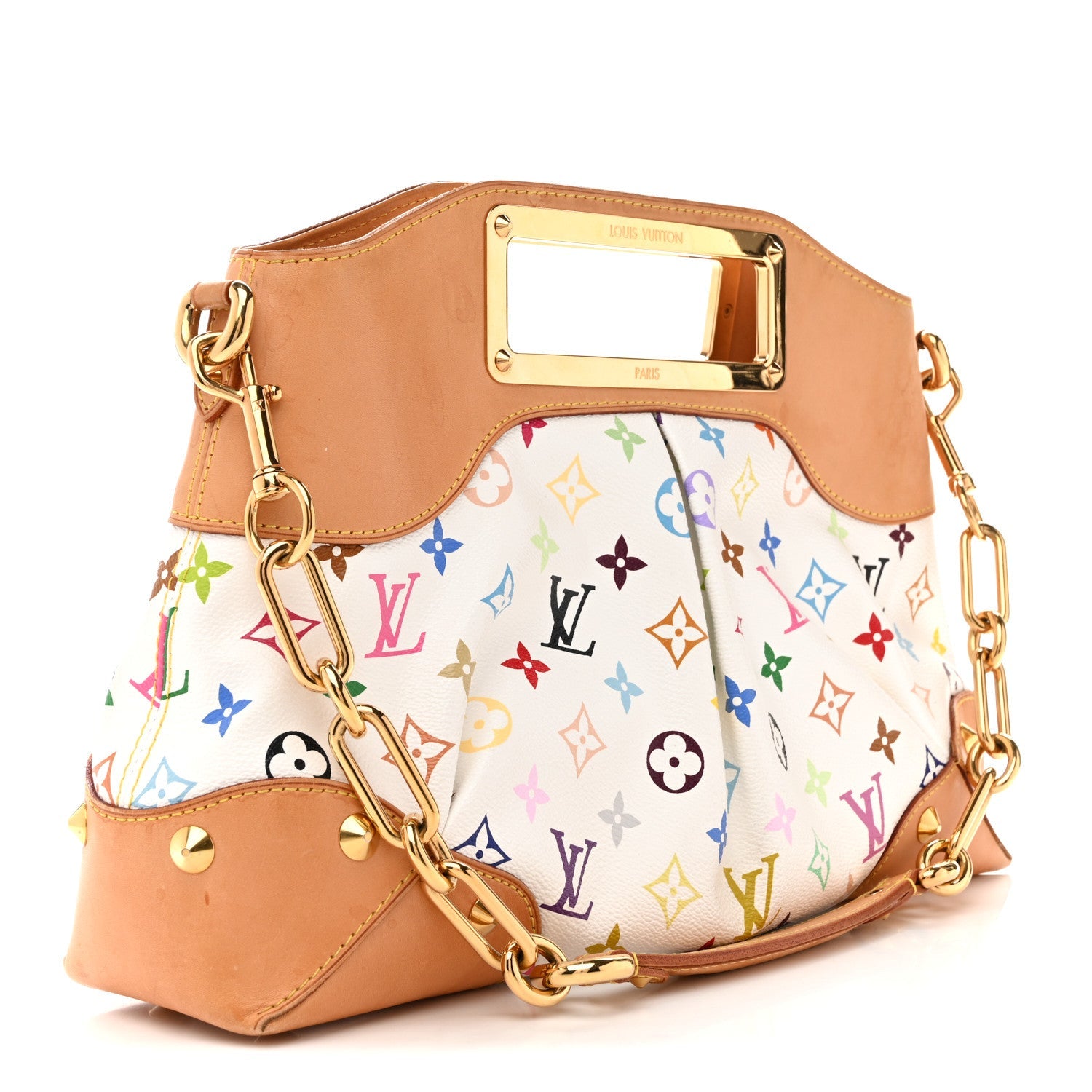 Monogram Multicolor Judy MM White
