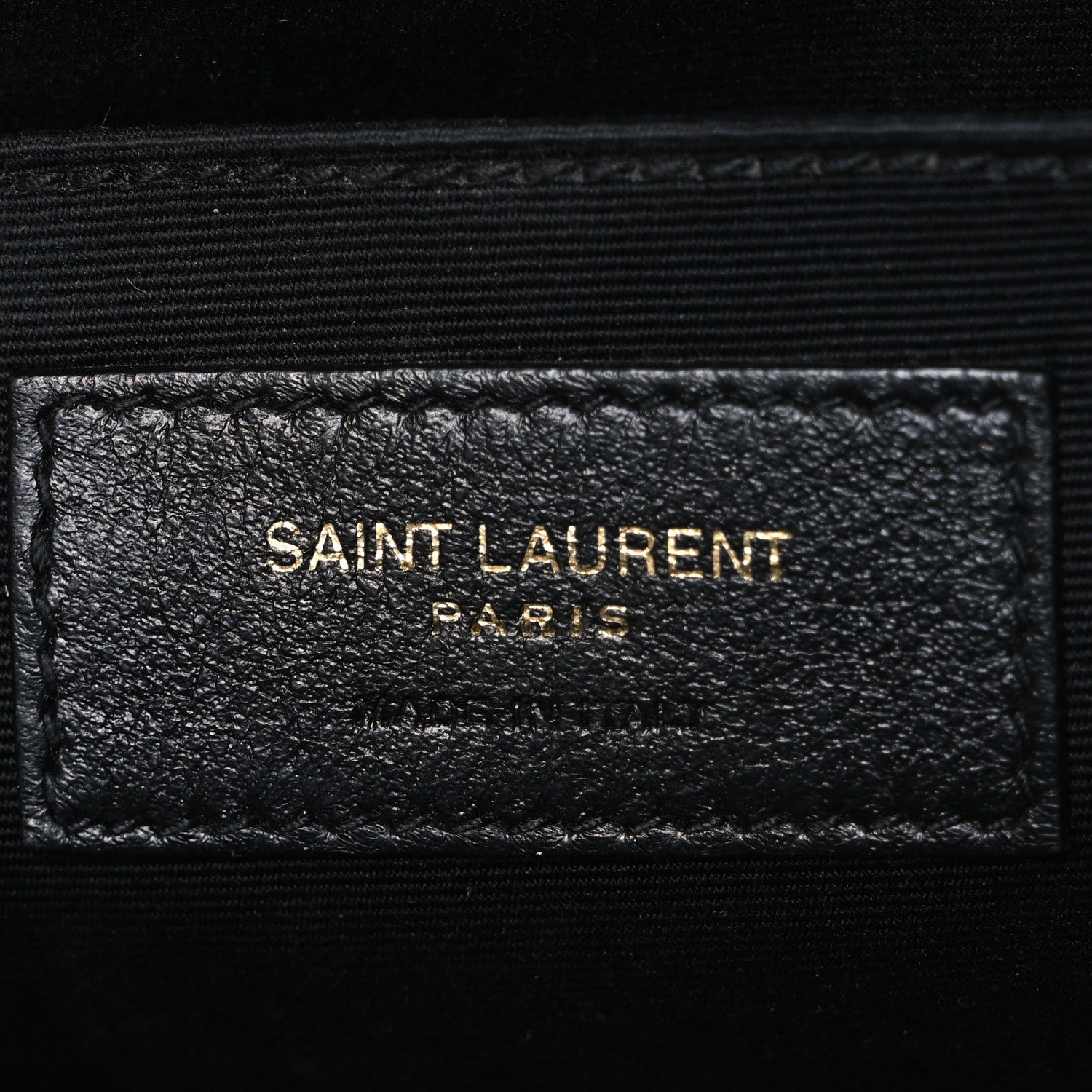 Suede Calfskin Monogram Lou Camera Bag Black