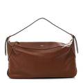 Supple Calfskin Medium Romy Shoulder Bag Tan