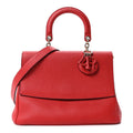 Bullcalf Medium Be Dior Flap Red Pink
