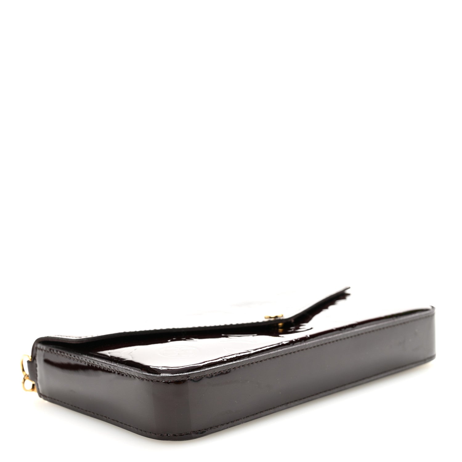 Vernis Pochette Felicie Chain Wallet Amarante