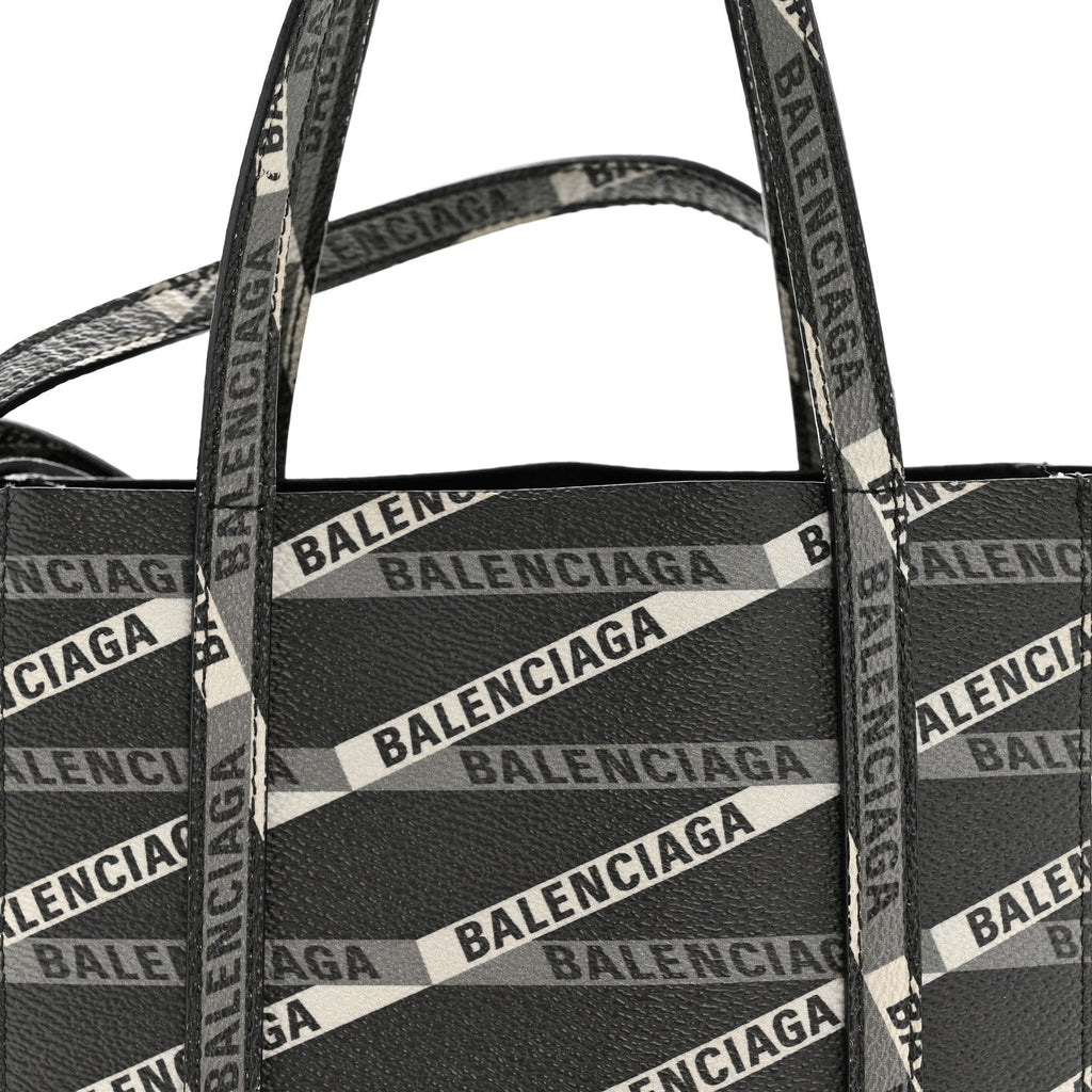 Coated Canvas Losange Monogram XXS Tote Black Grey