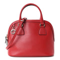 Dollar Calfskin Small GG Charm Dome Bag Red