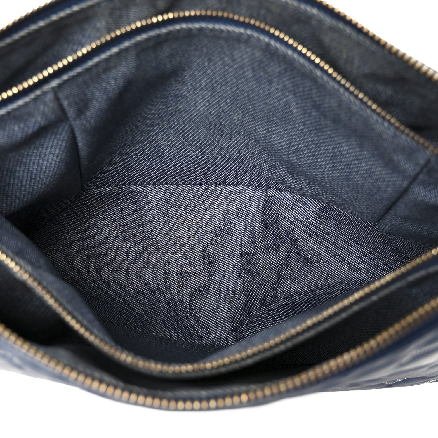 Lambskin Embossed Monogram Coussin PM Denim Blue