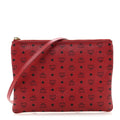 Visetos Medium Crossbody Pouch Ruby Red
