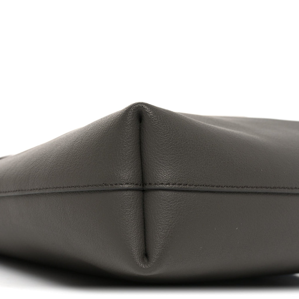 Calfskin Toy Shopping Tote Earth Grey