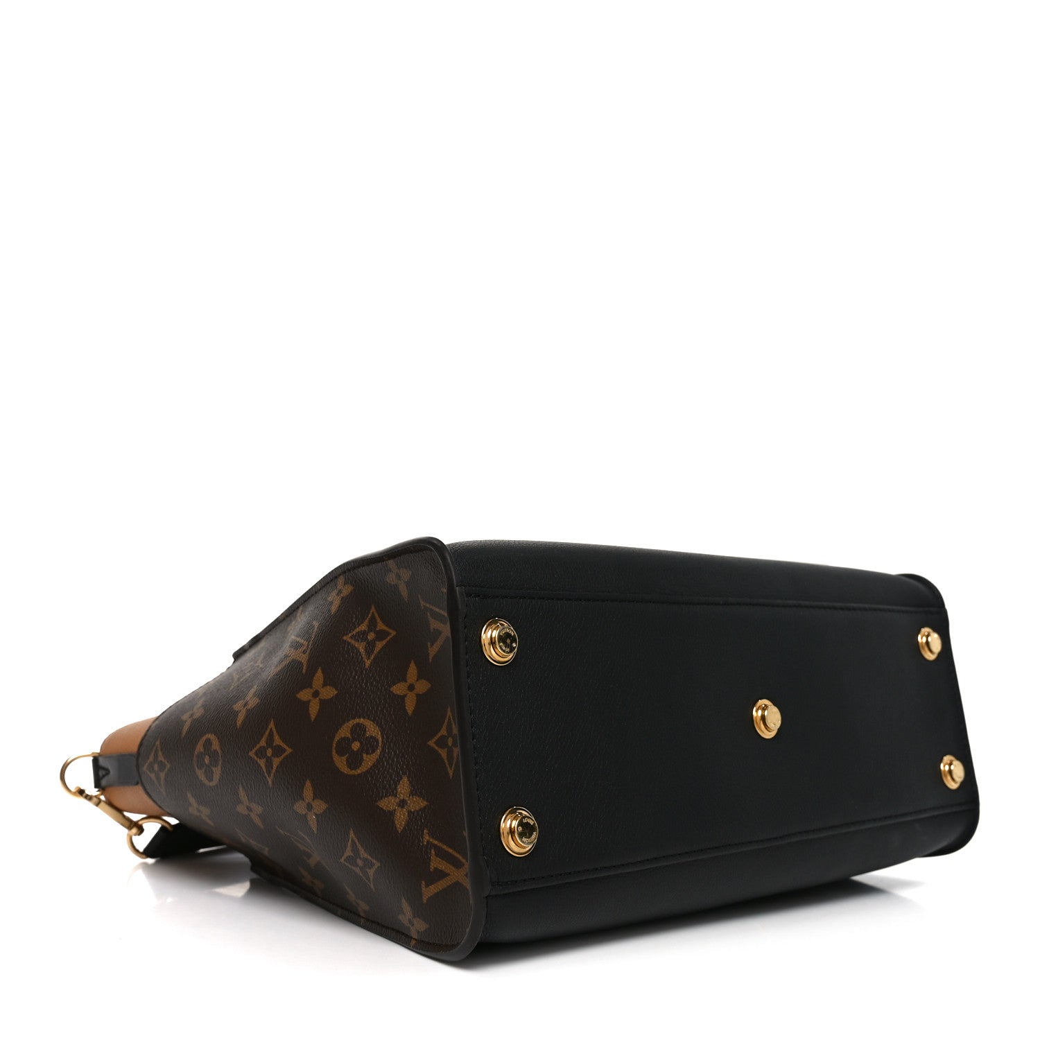 Calfskin Monogram On My Side MM Black