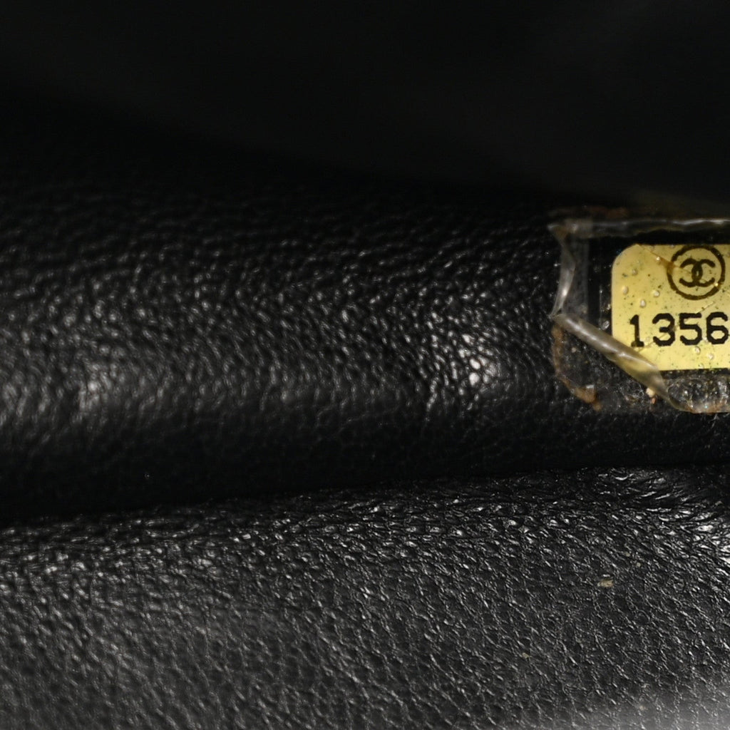 Caviar Quilted Jumbo Single Flap Black