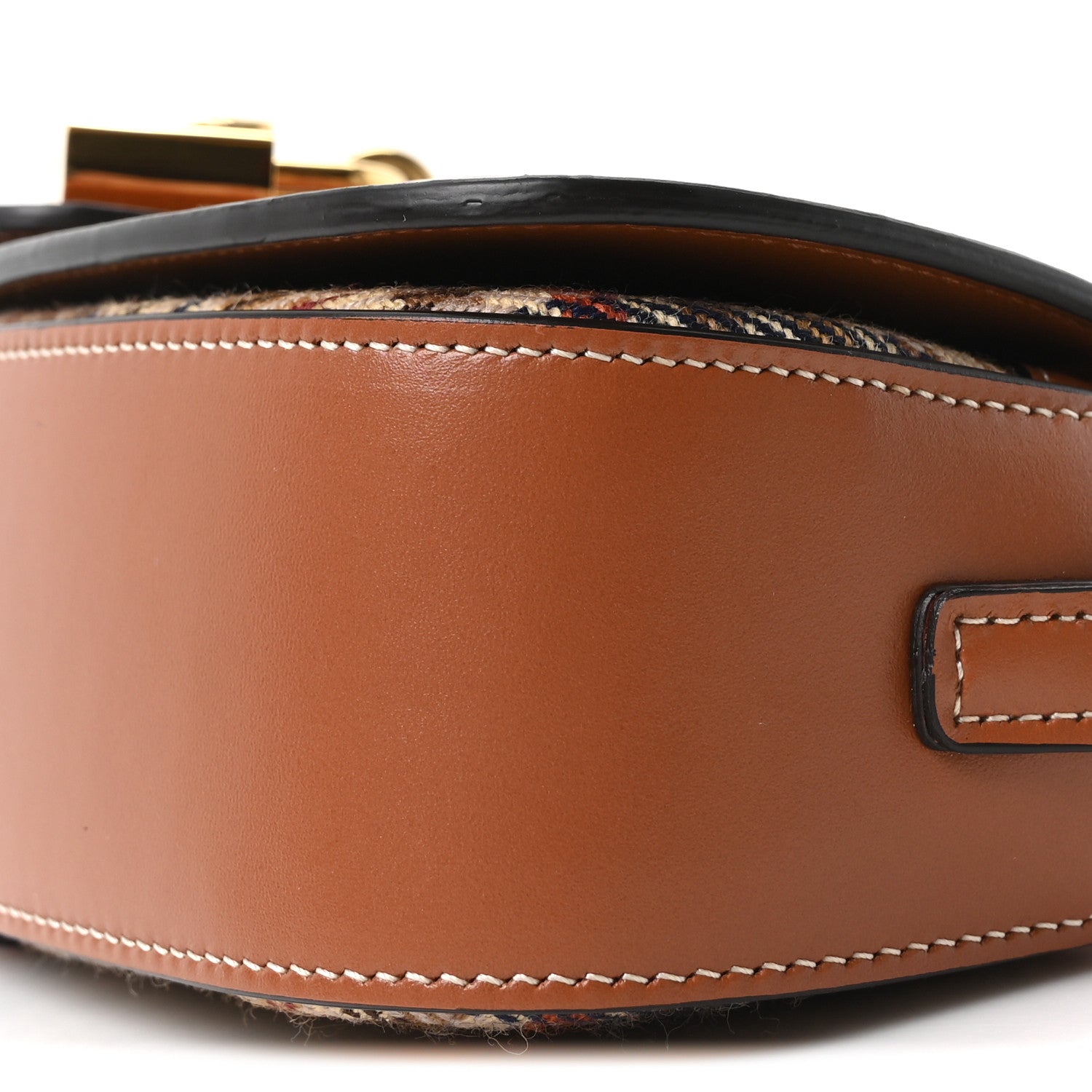 Tweed Calfskin Tabou Clutch on Strap Multicolor