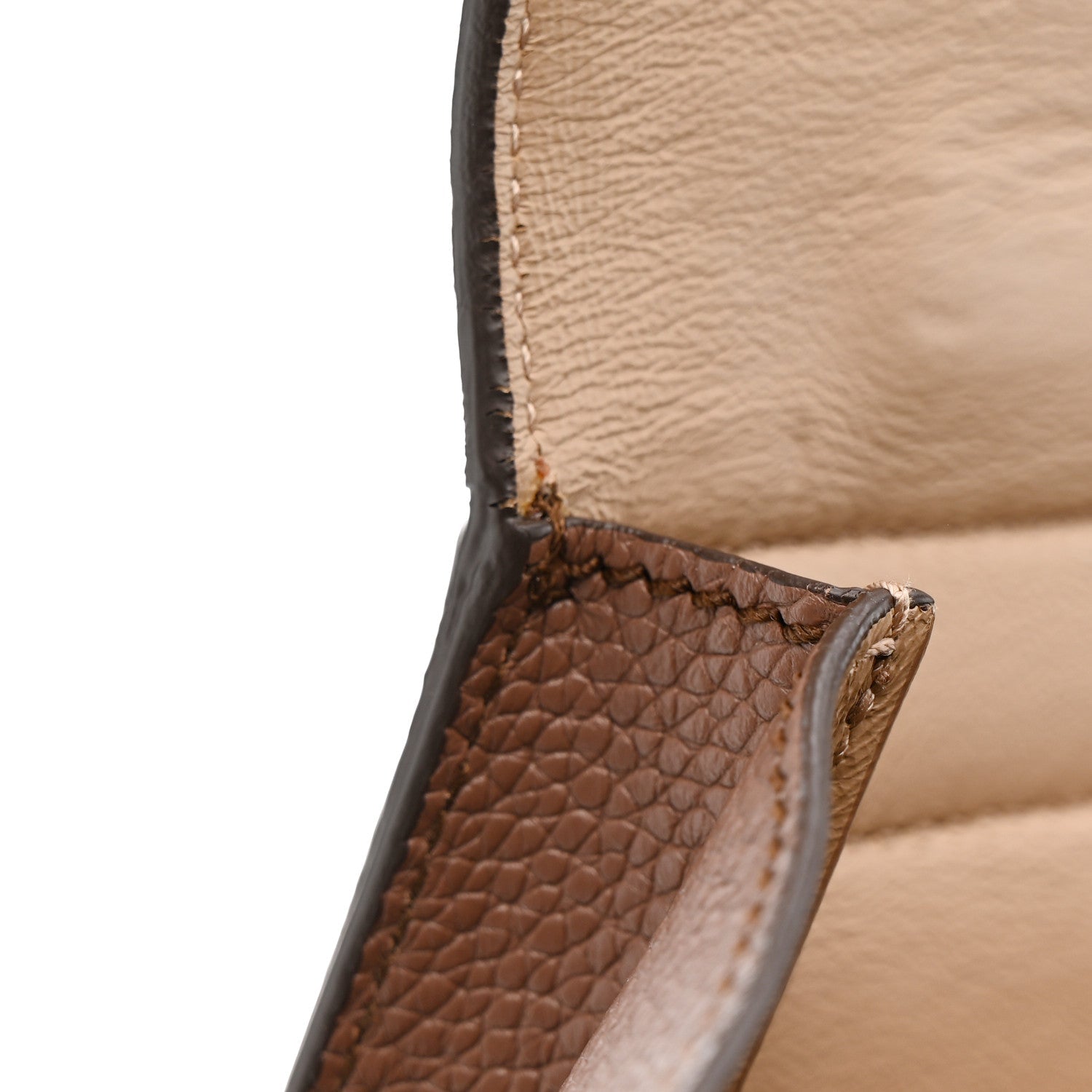 Grained Calfskin Sofia Satchel Moka