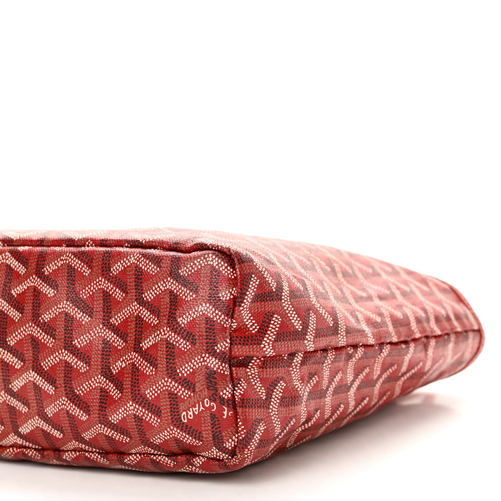 Goyardine Saint Louis Junior Jr PM Tote Red