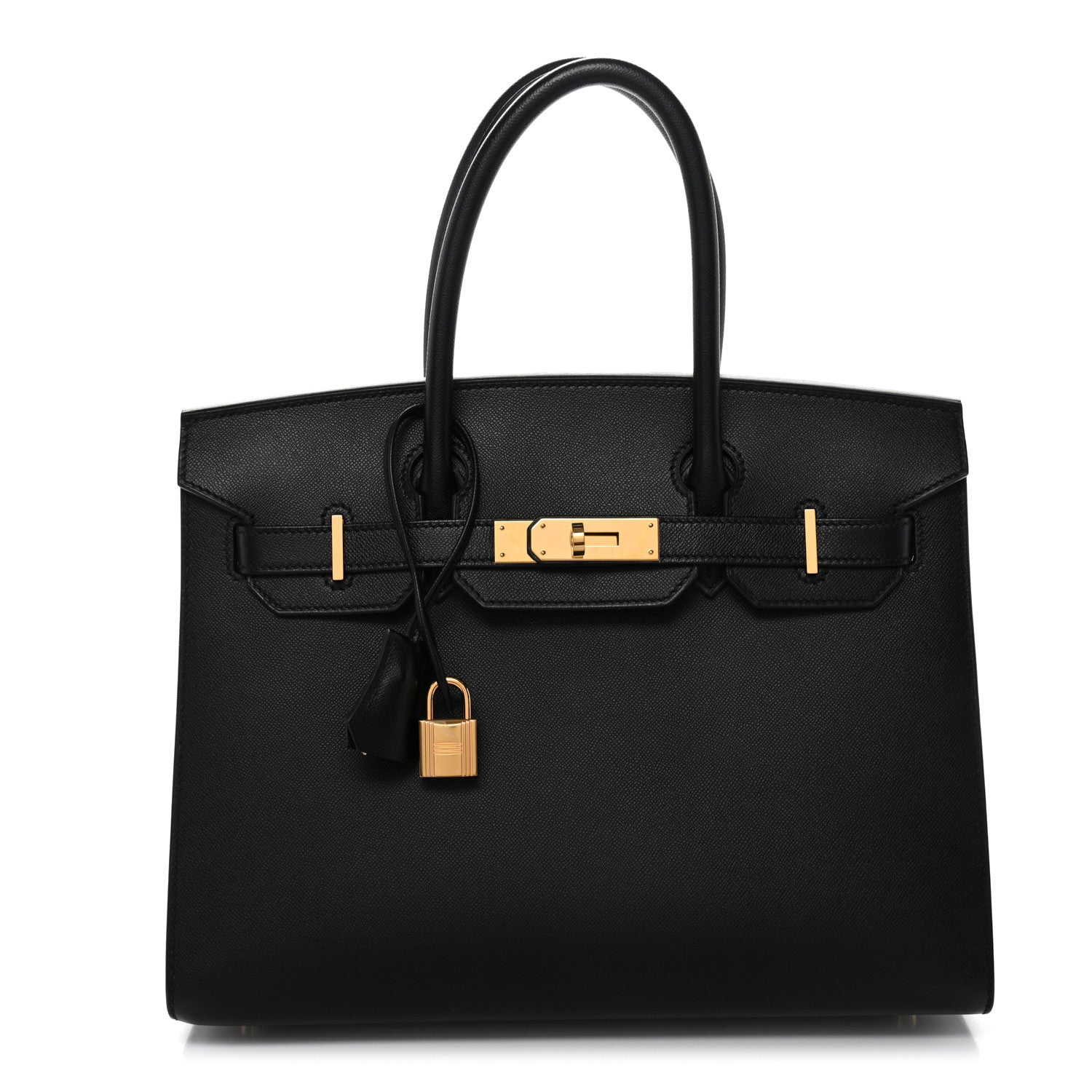 Madame Calfskin Birkin Sellier 30 Black