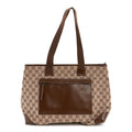 Monogram Tote Bag Brown