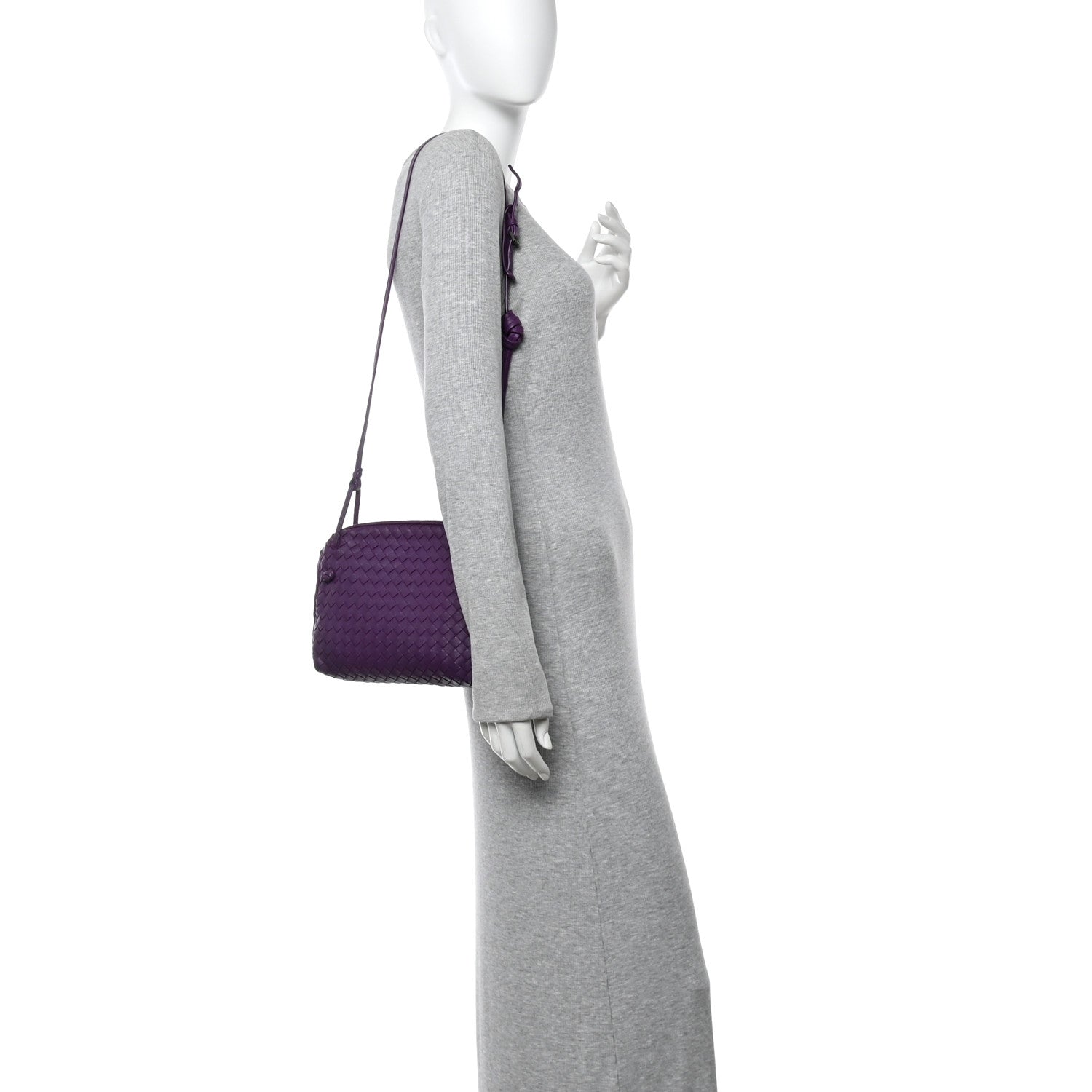 Nappa Intrecciato Nodini Crossbody Messenger Monalisa