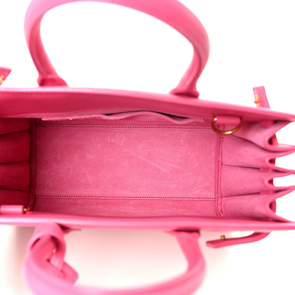 Calfskin Nano Sac De Jour Lipstick Fuchsia