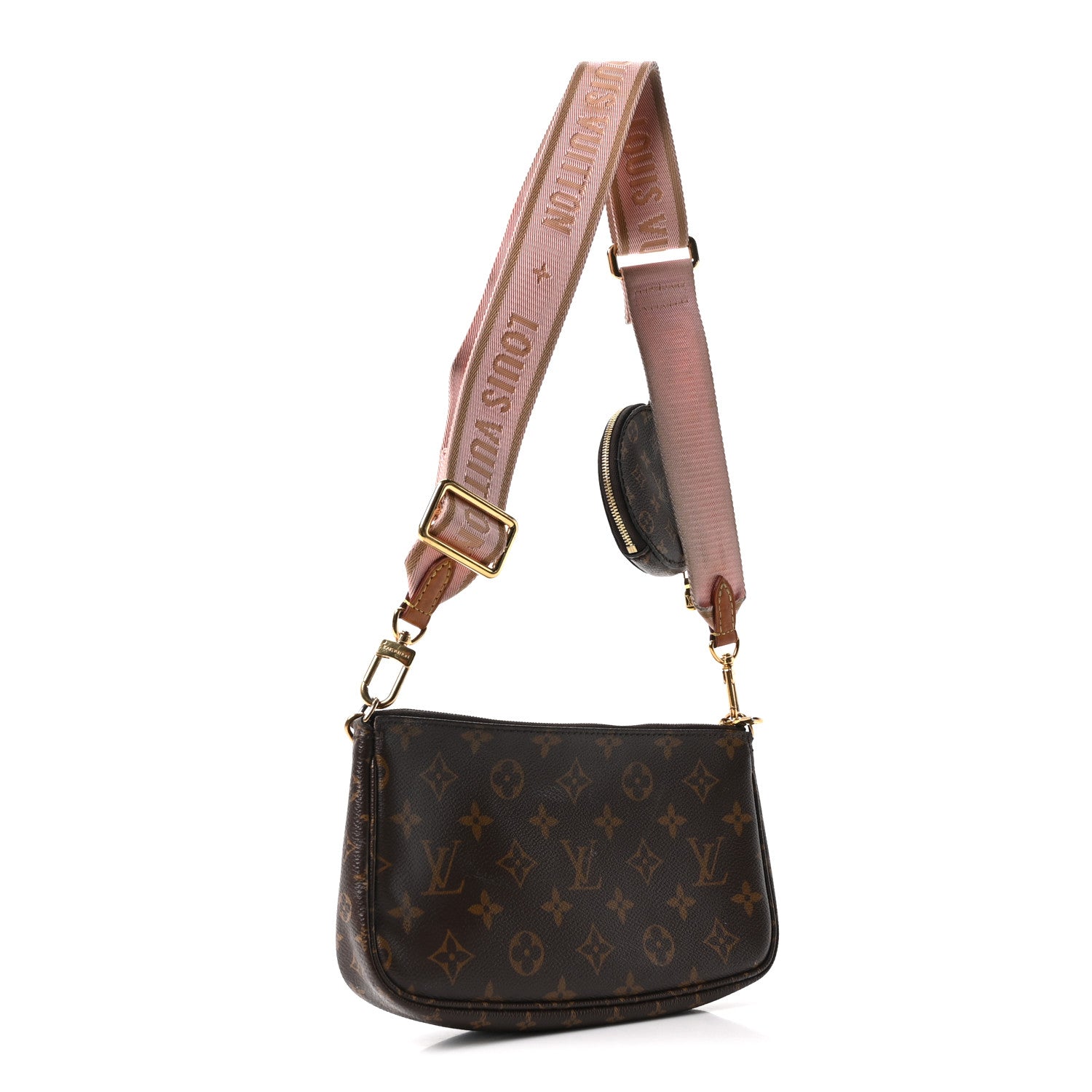 Monogram Multi Pochette Accessories Rose Clair